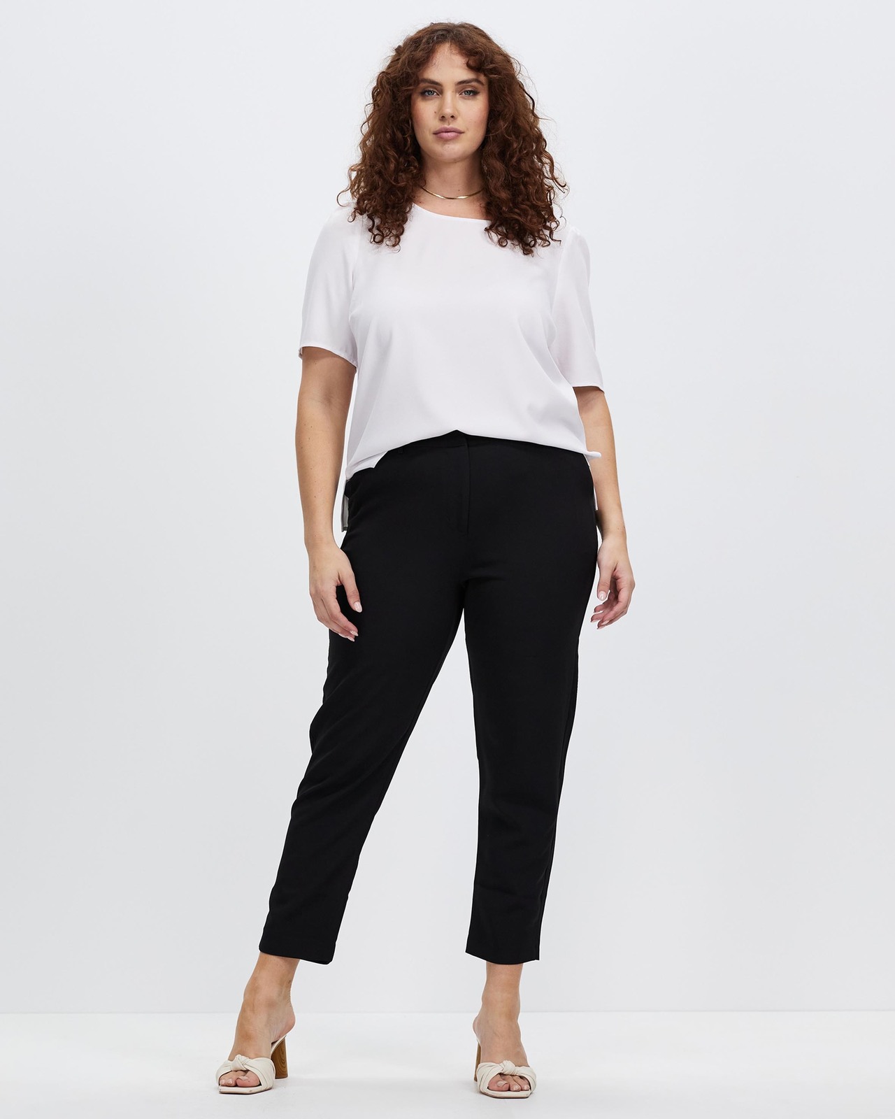 Ankle Grazer Recycled Polyester Pants