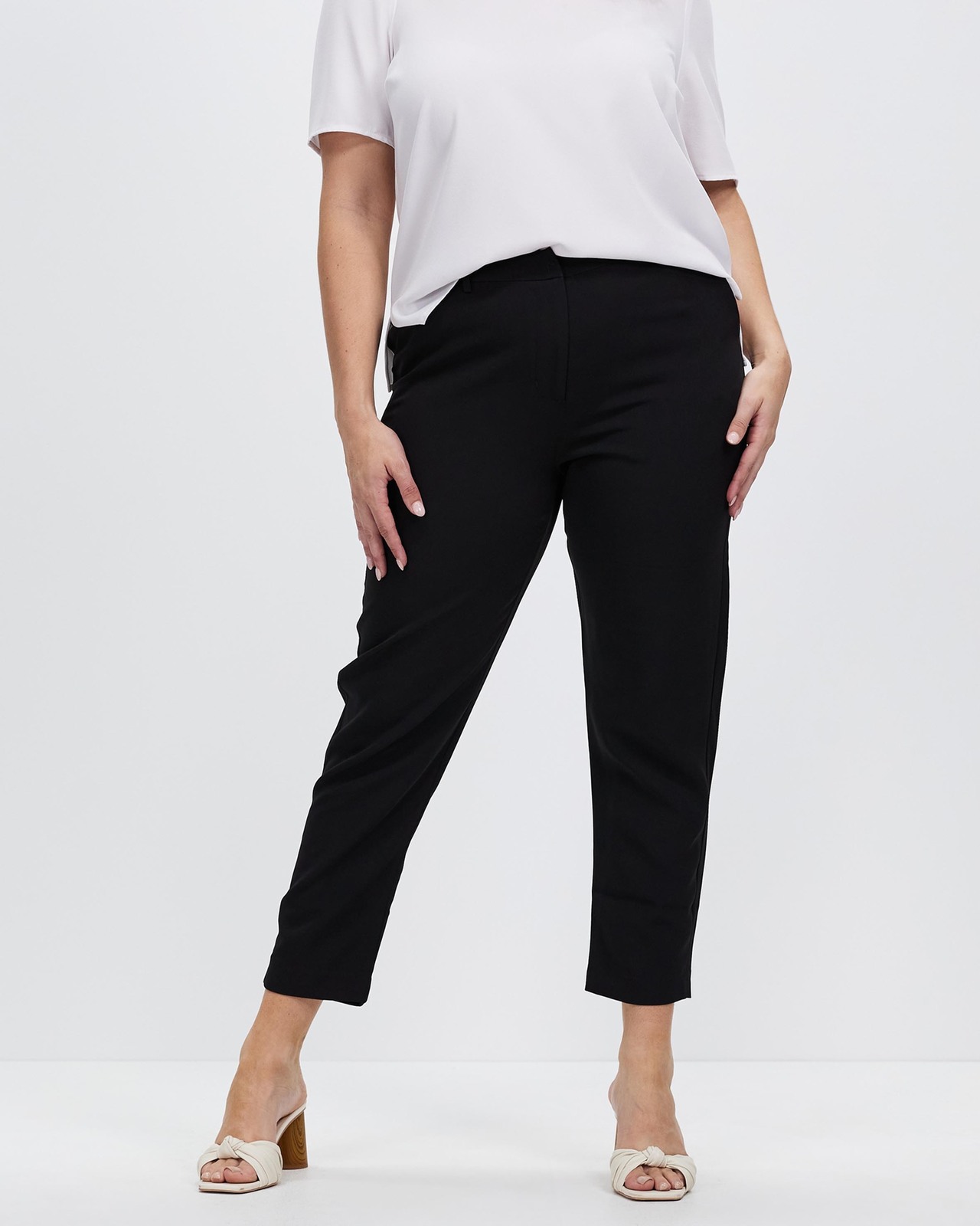 Ankle Grazer Recycled Polyester Pants