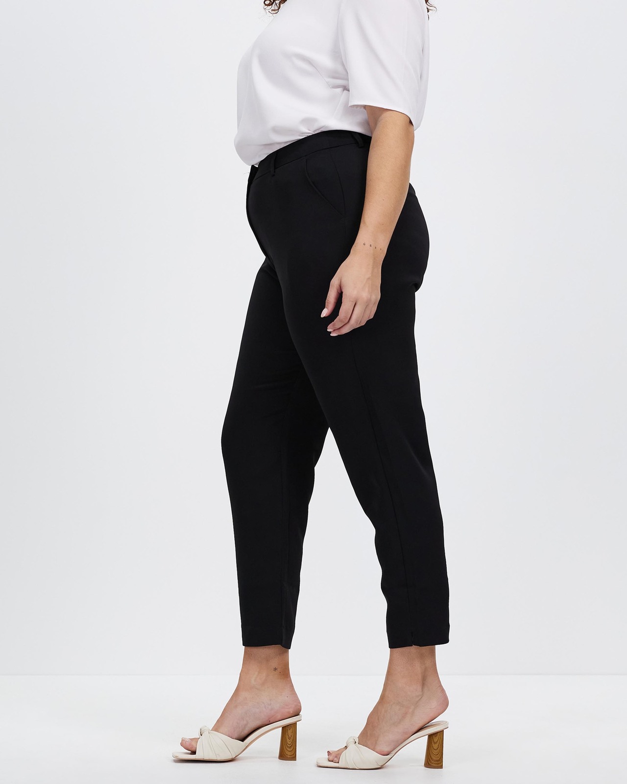 Ankle Grazer Recycled Polyester Pants