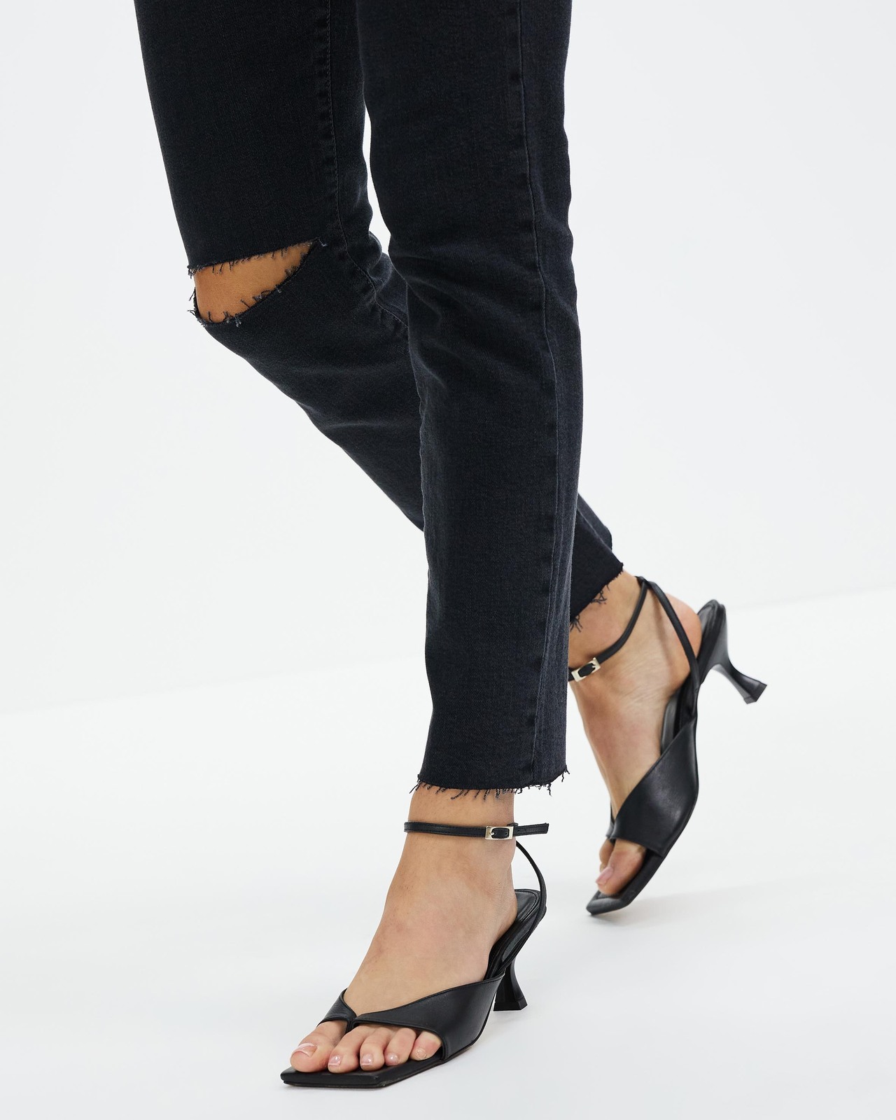 Frankie Ankle Stretch Slim High Rise Jeans