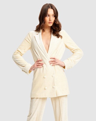 alice McCall BIGタッセルベルト ホワイト系 海外ブランド Alice McCall