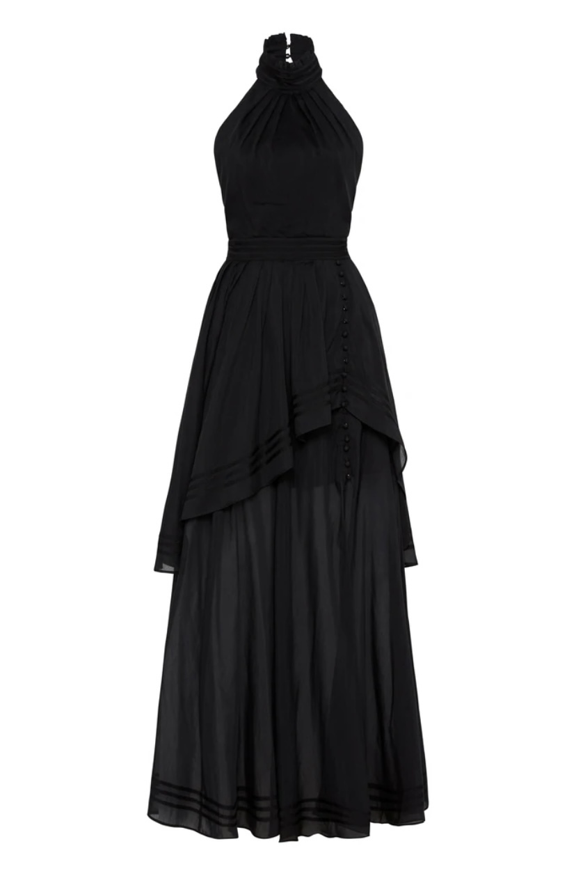 aje sienna dress black Aje. Bungalow Sienna Dress Size 10 BNWT