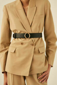 Alexa Wide Belt-Black