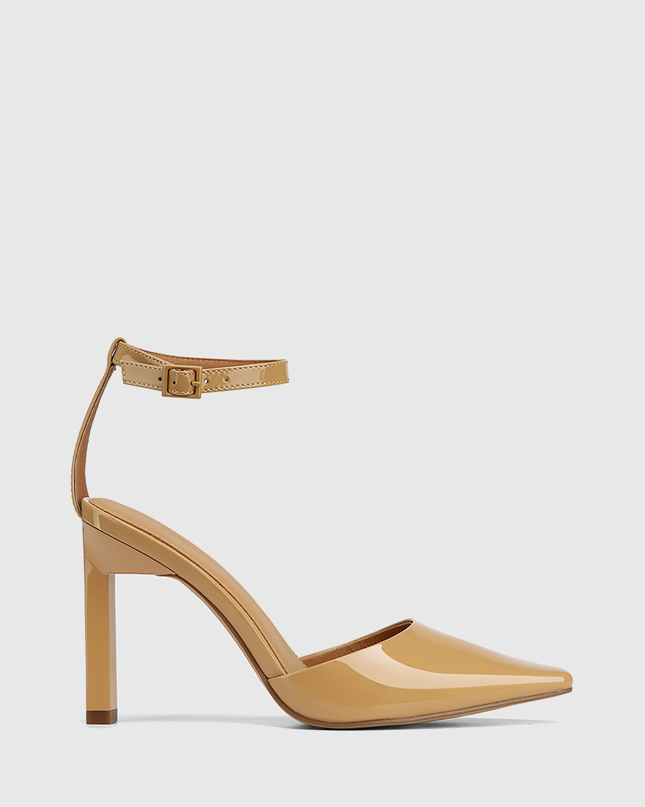 Hochi Patent Leather Stiletto Heel Pumps
