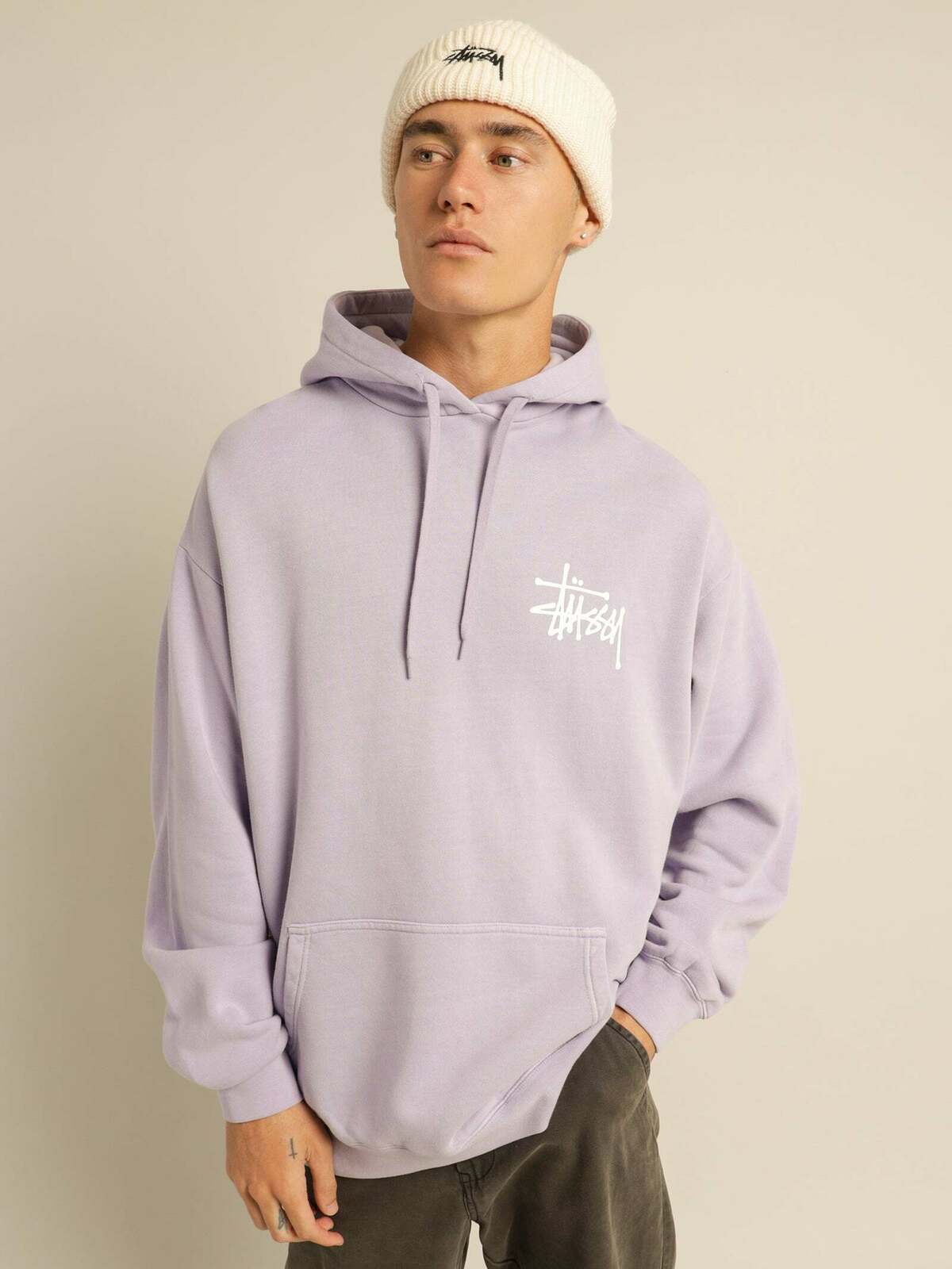 GRAFFITI PIGMENT PULLOVER HOODED SWEAT | FULTONDRUGS.COM
