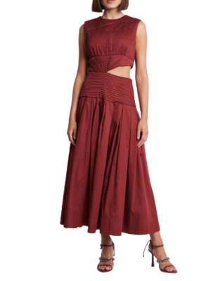 aje cascade cut out dress Aje - Cascade Cut Out Dress