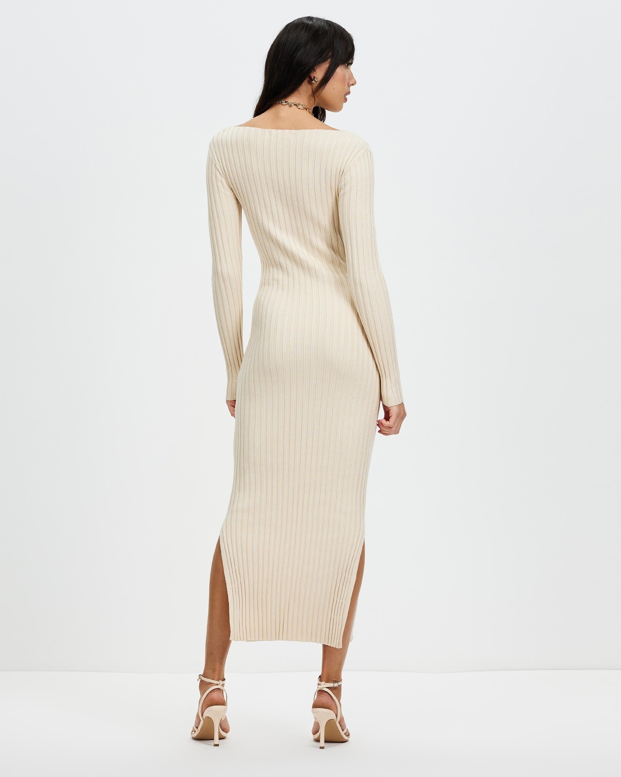 Organic Cotton Blend Knit Dress
