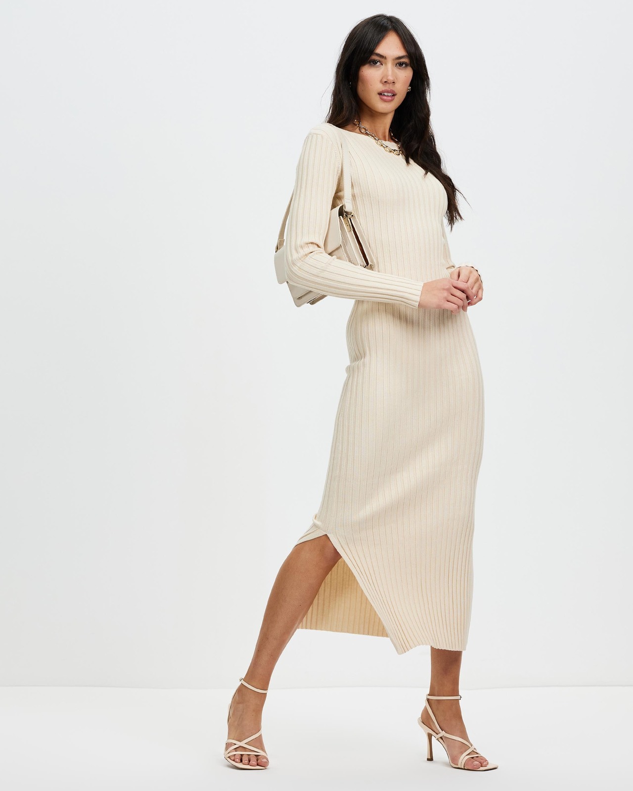 Organic Cotton Blend Knit Dress