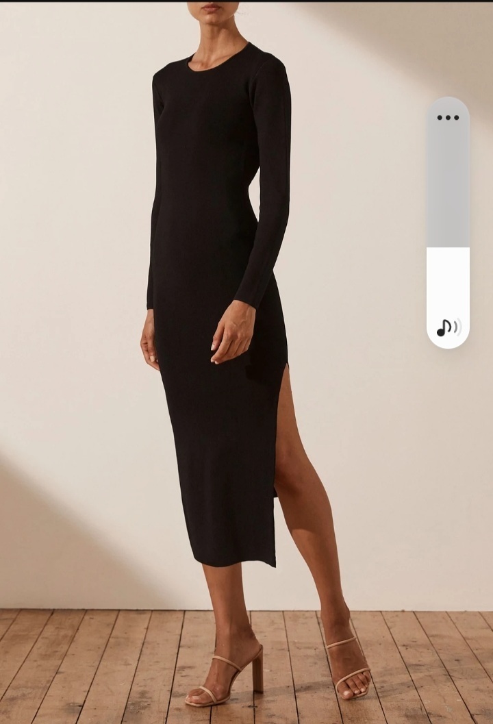 Shona Joy Lyon Long Sleeve Backless Midi Dress Size 10 - AirRobe