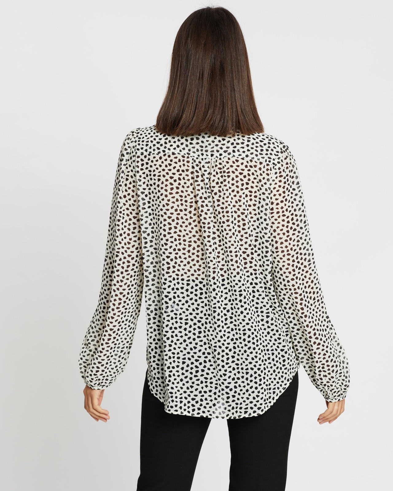 Amy Button Front Shirt Size 6