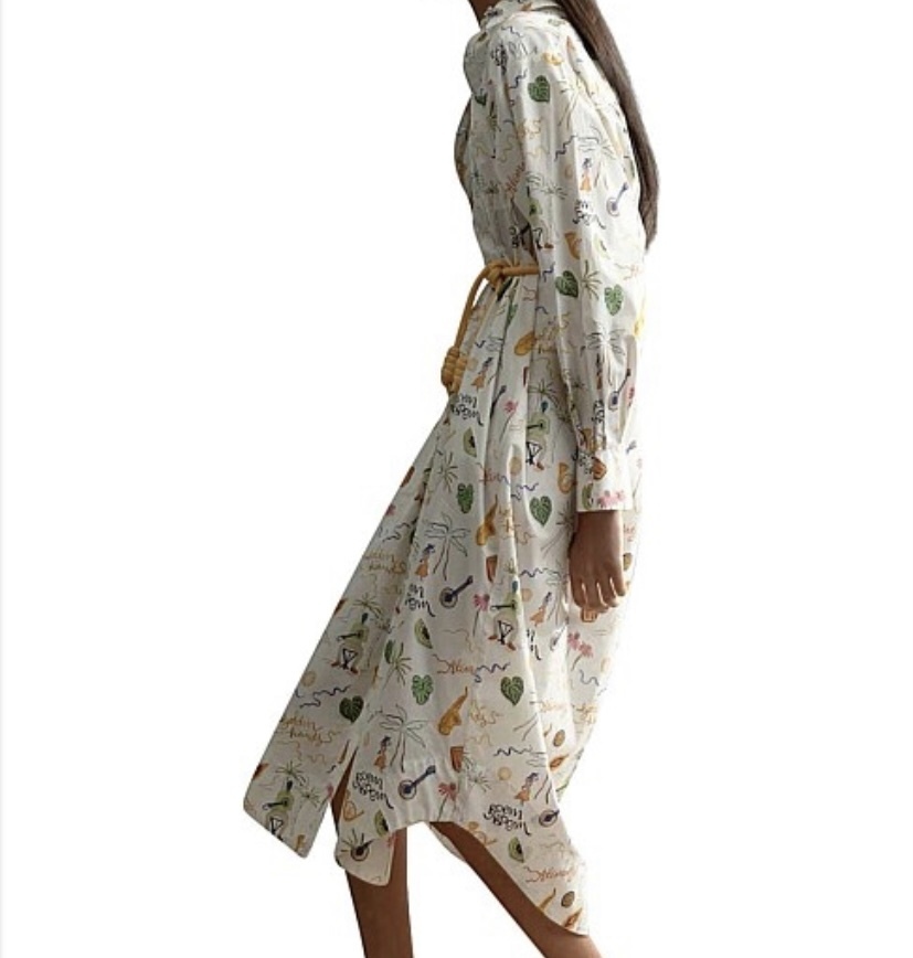 Alemais Golden Hands Shirt Dress Size 12 - AirRobe