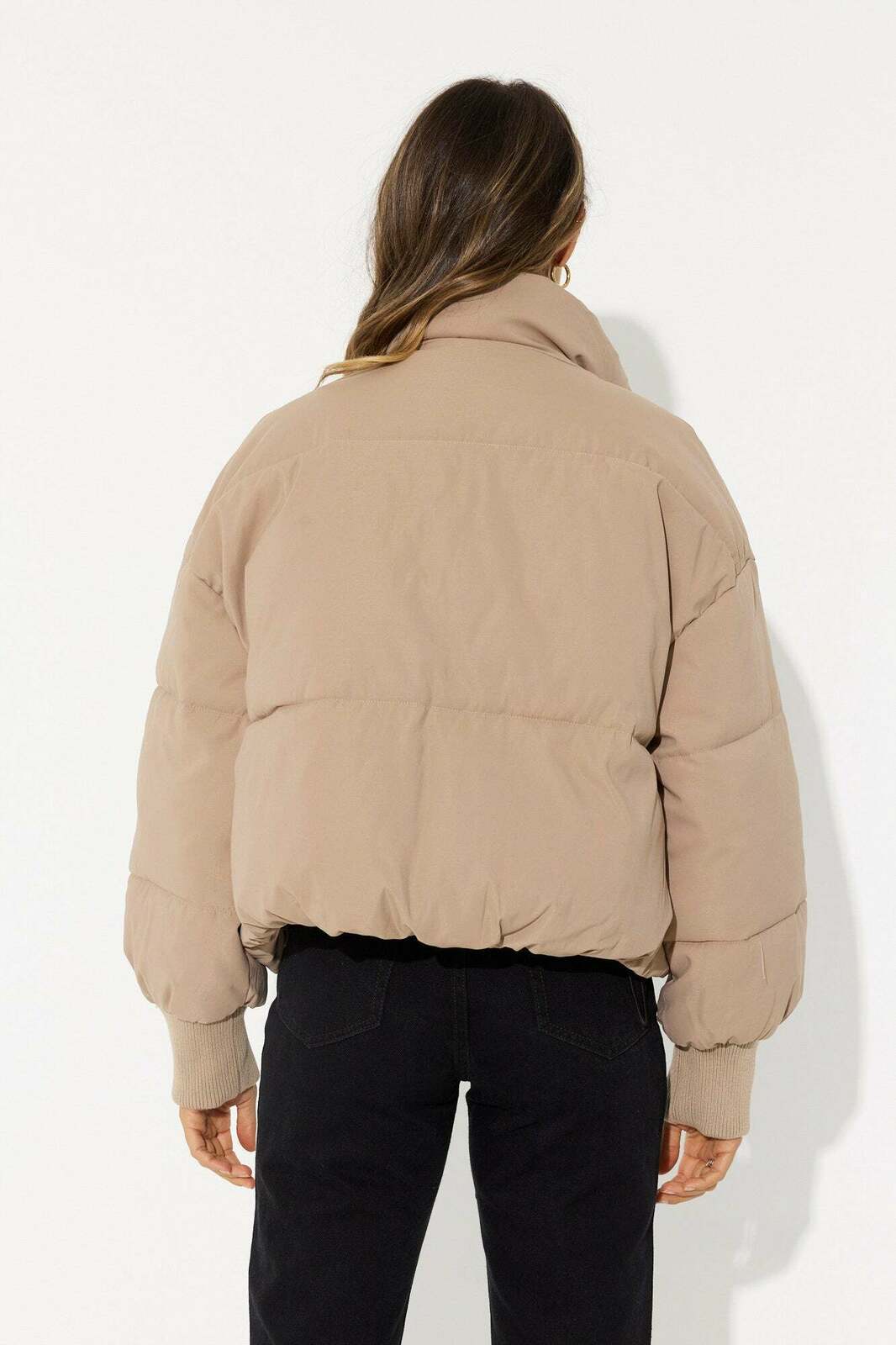 Becker Puffer Jacket Beige