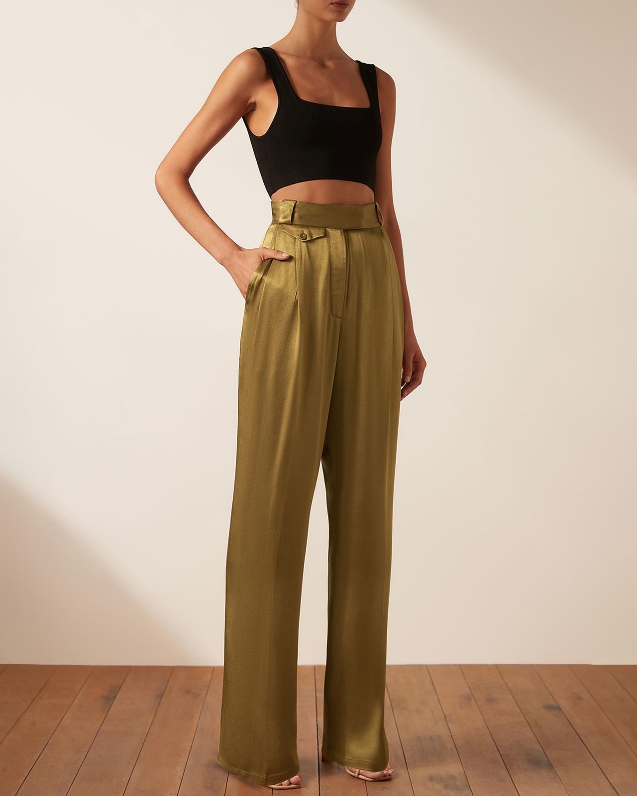 Giorgia High Waisted Tailored Pants Size 14