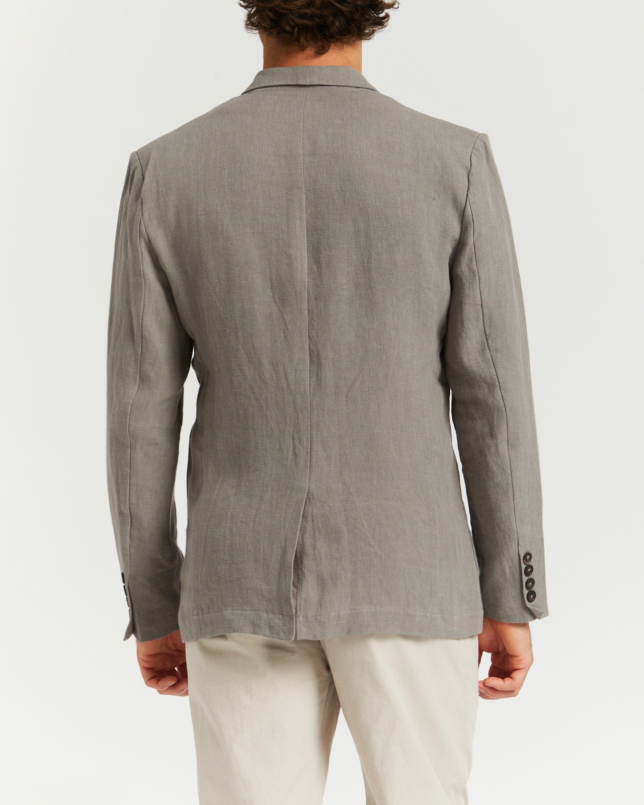 Unstructured Linen Blazer Size S