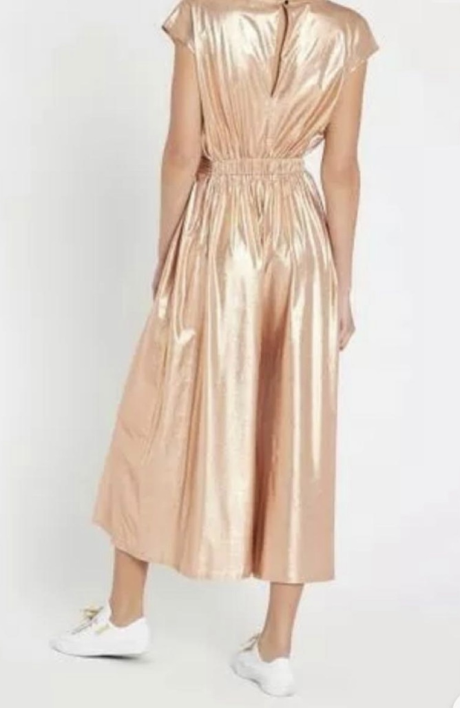 gold jumpsuit Size 6 BNWT