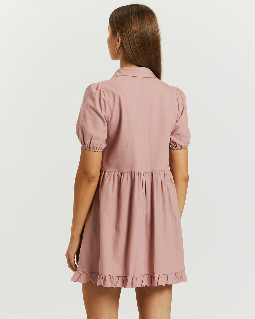 Darcie Button Front Mini Dress Size 8