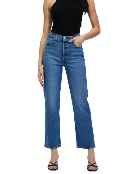 Ribcage Straight Ankle Jeans Size 27 