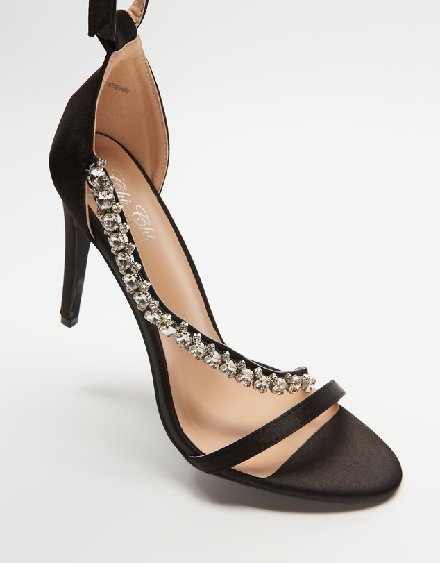 Strappy Satin Finish Sandals Size UK4 BNWT