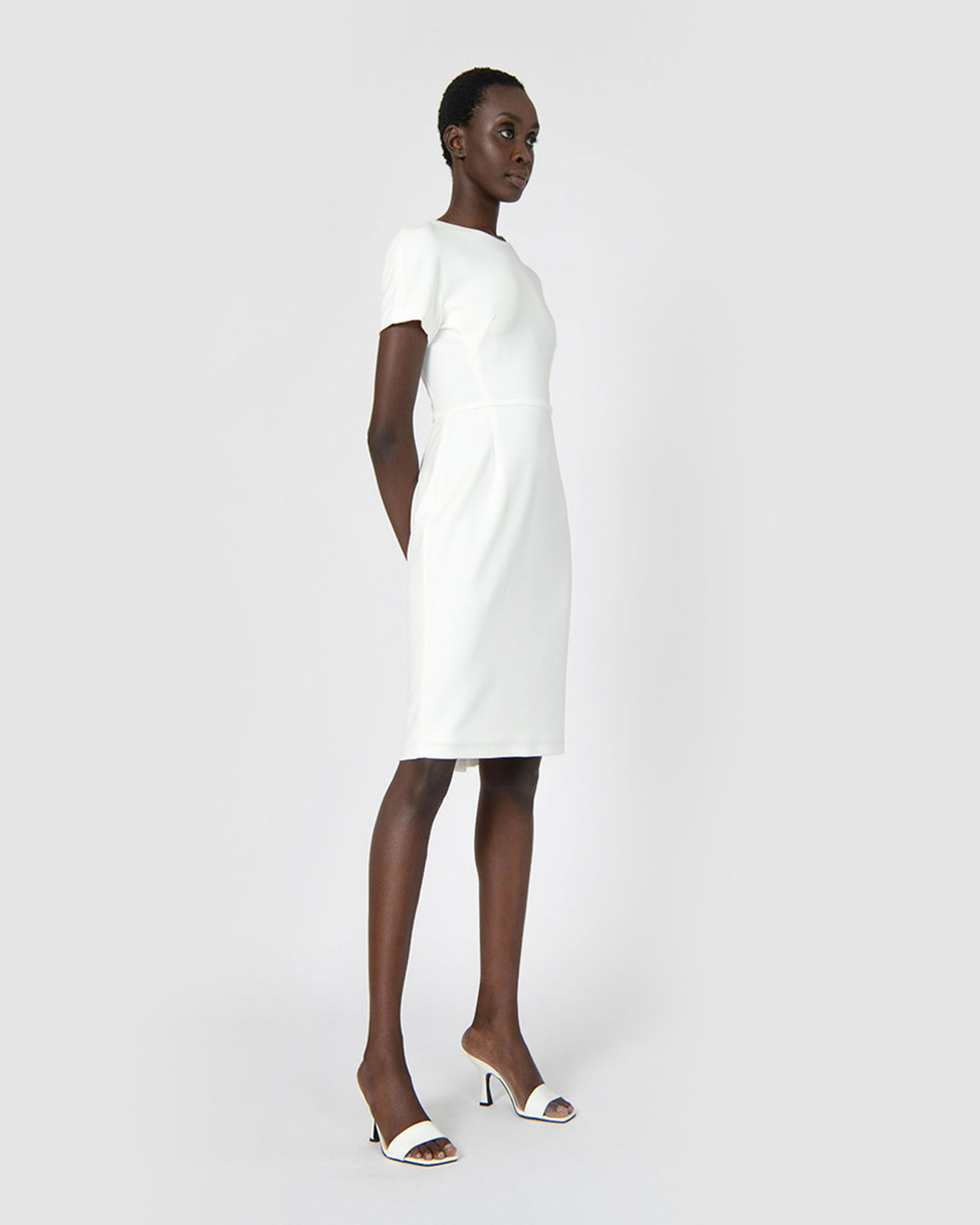 Jennifer Short Sleeve Pencil Dress