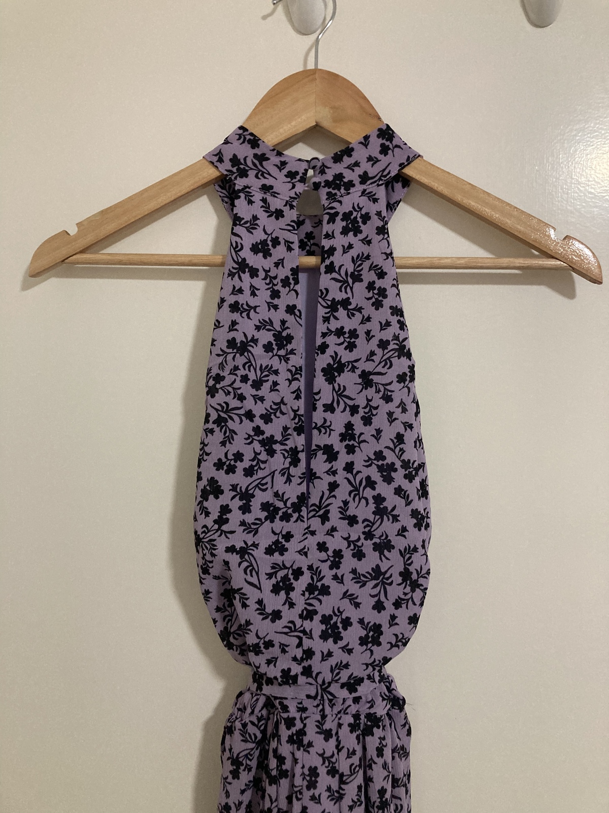 Lilac Carly high neck midi dress Size 8