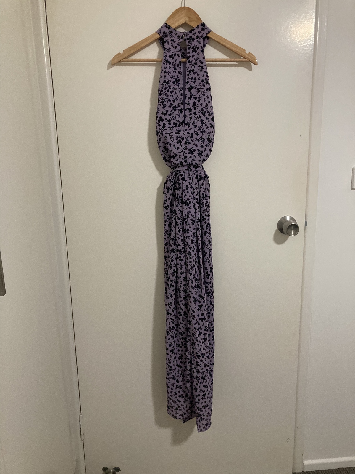 Lilac Carly high neck midi dress Size 8