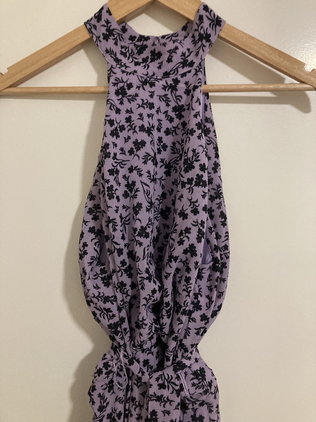Lilac Carly high neck midi dress Size 8