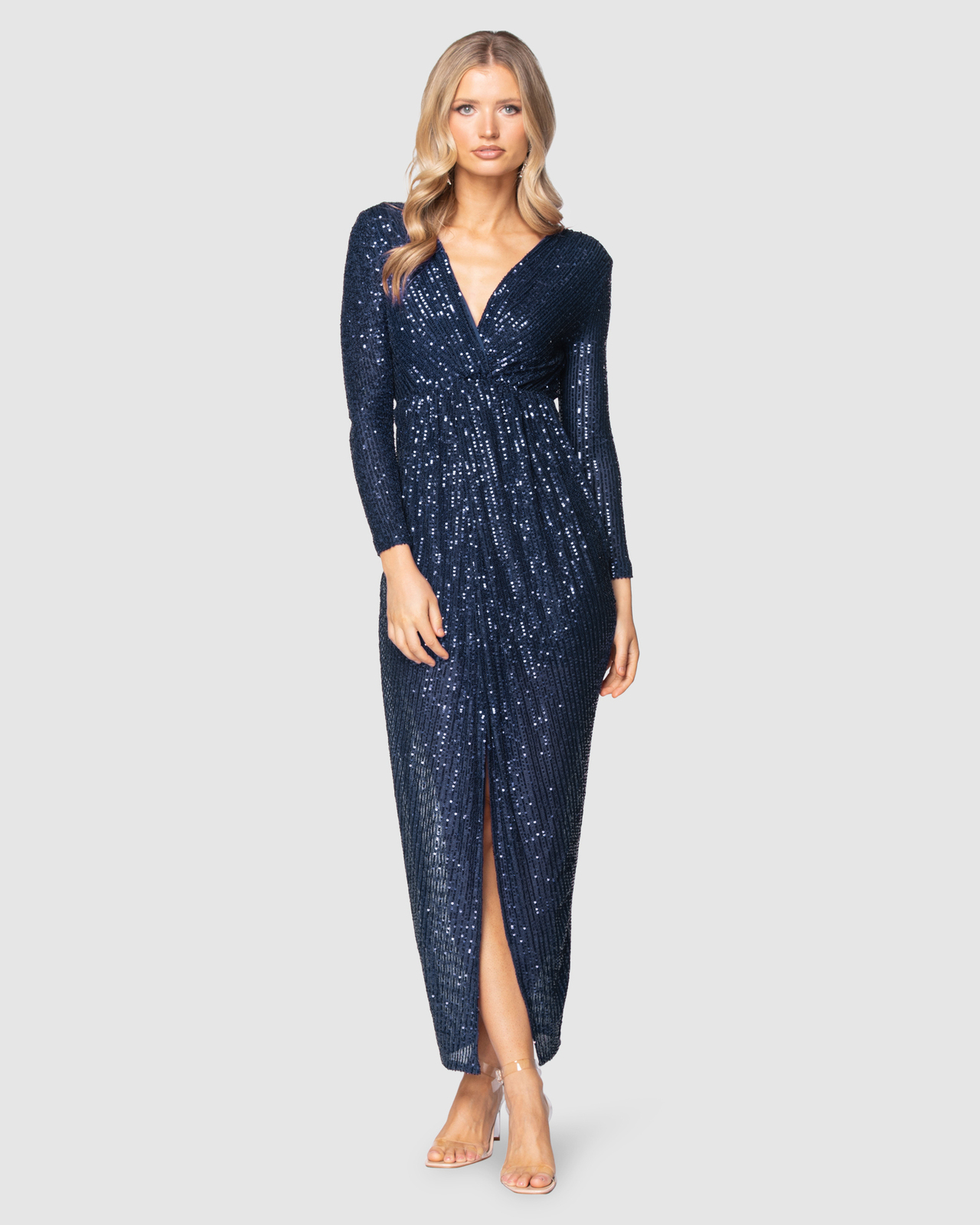 blue and brown maxi dress Wayward Maxi Dress