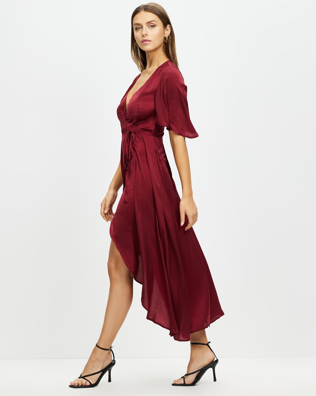 Ursula Wrap Midi Dress Size 8 BNWT