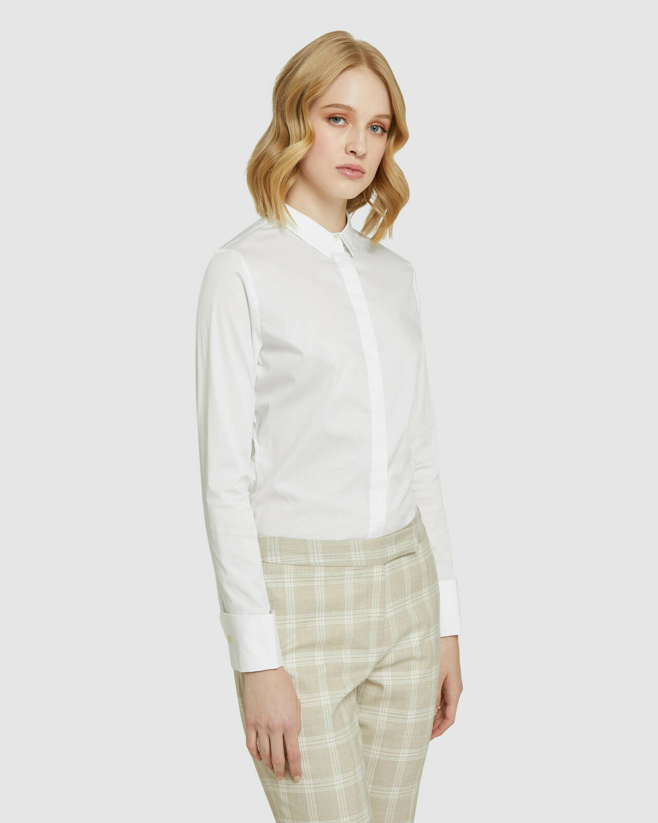 Angel French Cuff Stretch Shirt