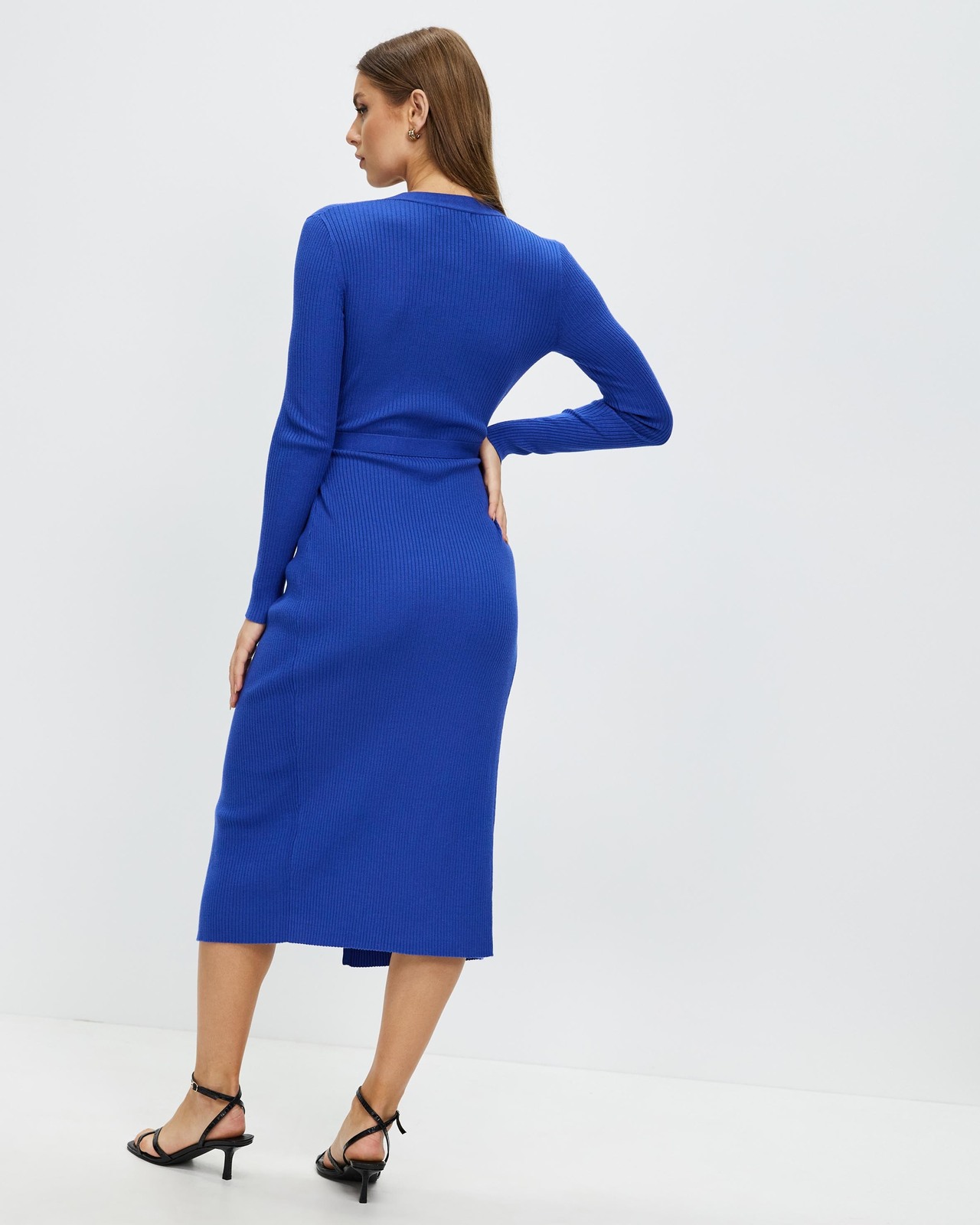 Piper Wrap Knit Midi Dress