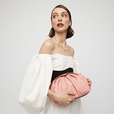 Bloom Clutch in Amaretto