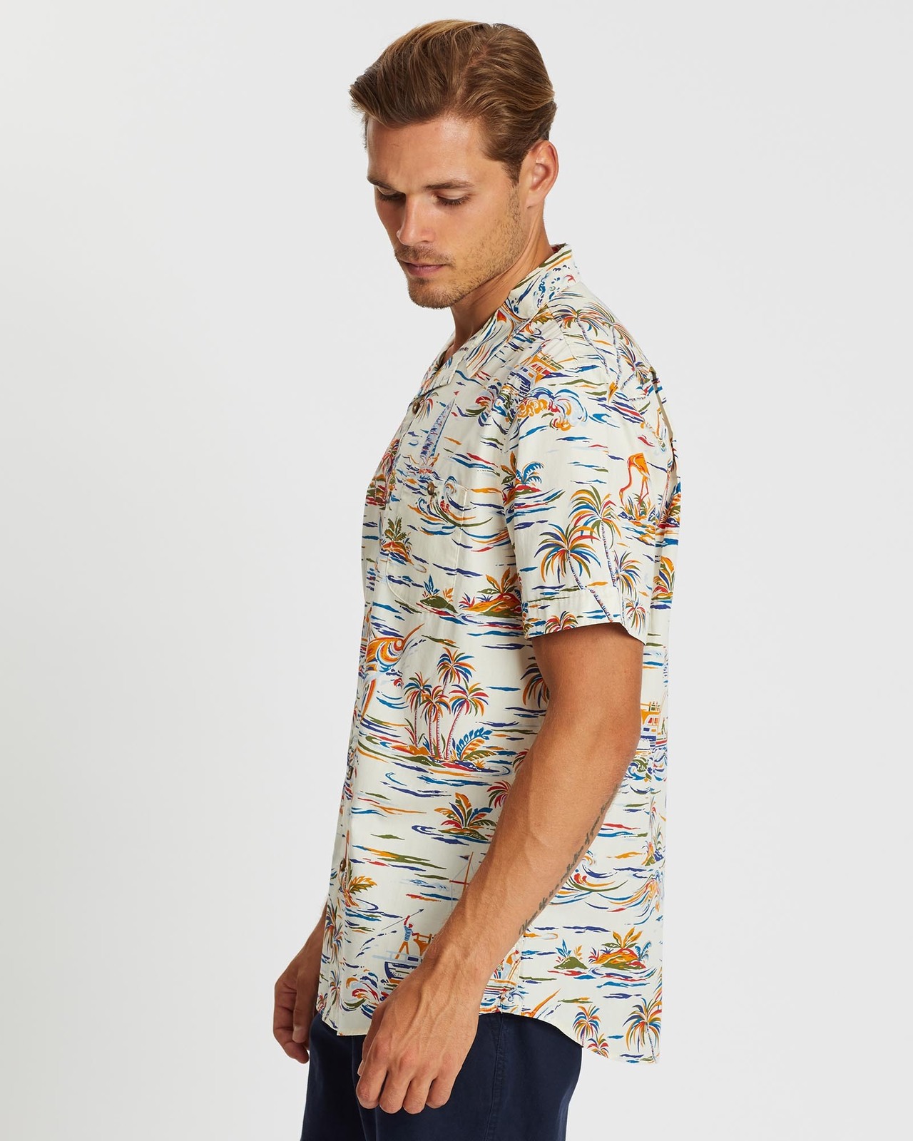 Argo Short Sleeve Print Shirt
