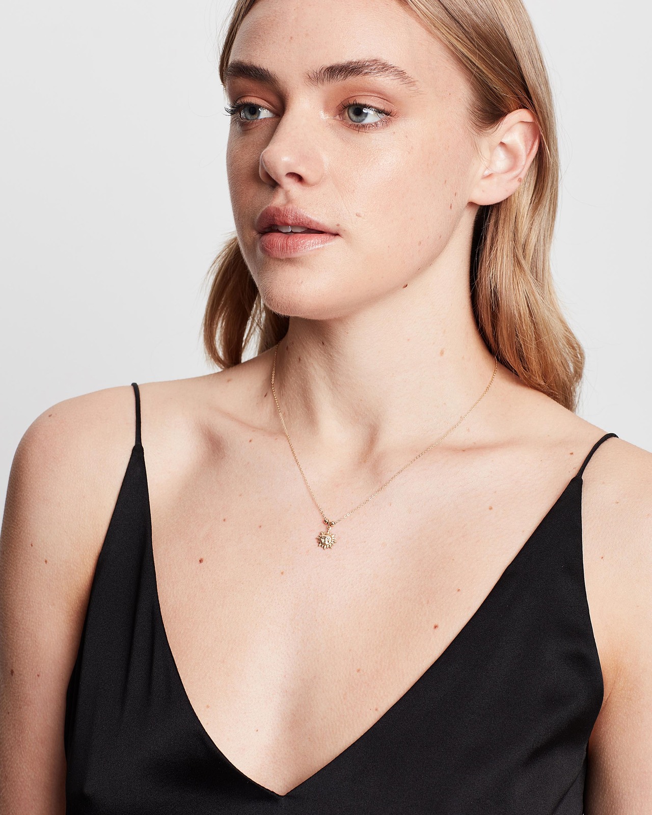 Sun & Heart Necklace