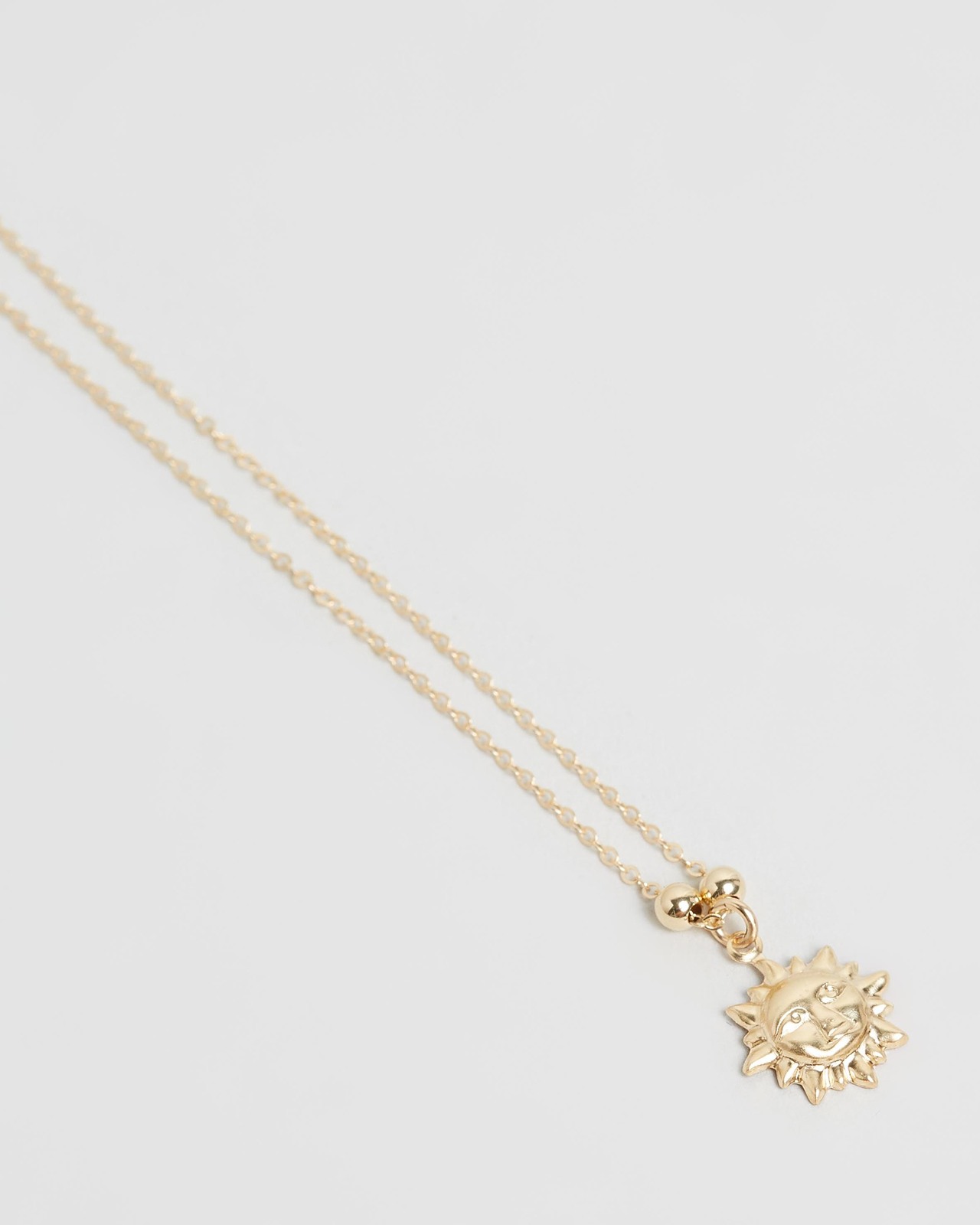 Sun & Heart Necklace