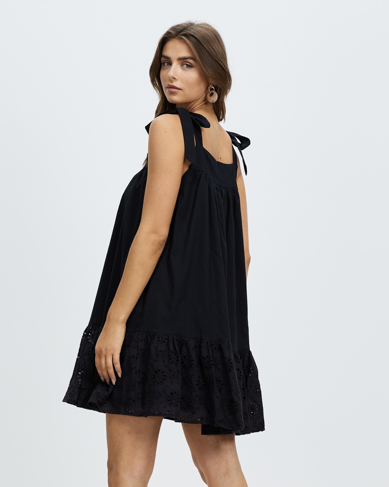 Ashtyn Broiderie Mini Dress