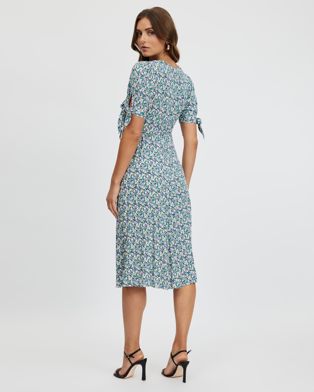 Shaylee Wrap Midi Dress Size 14 BNWT