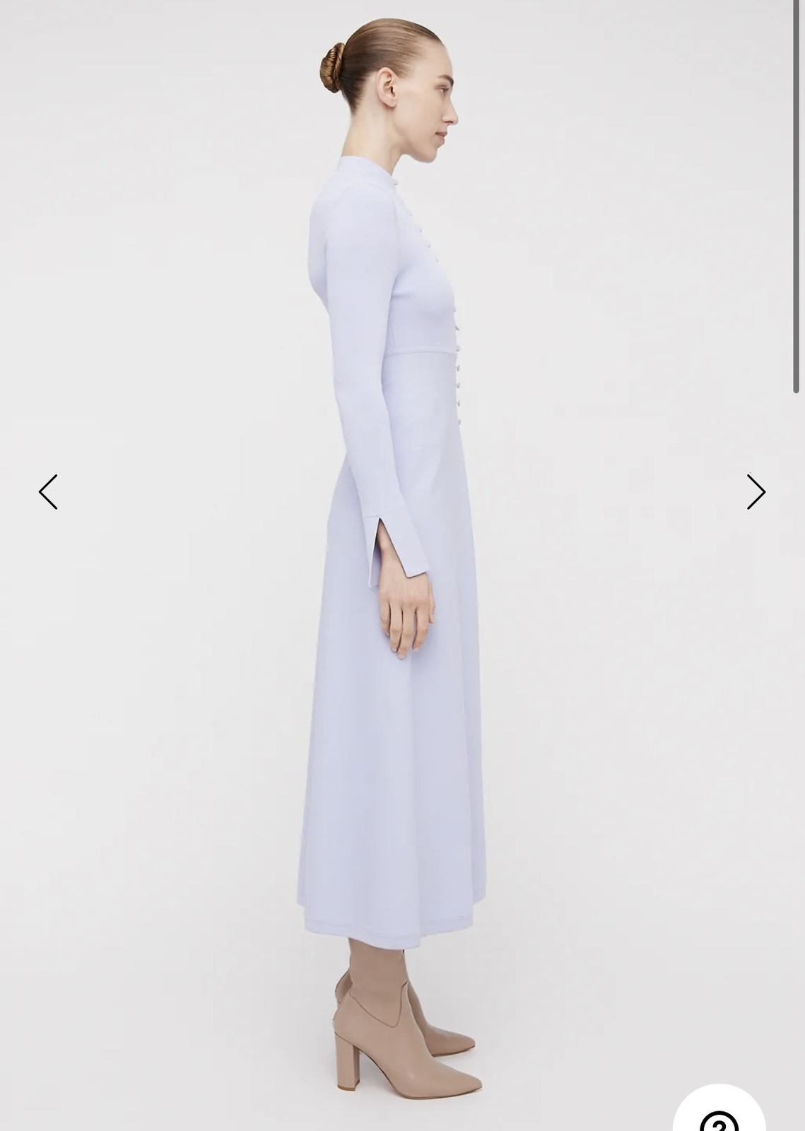 Crepe knit button polo dress Size 6 
