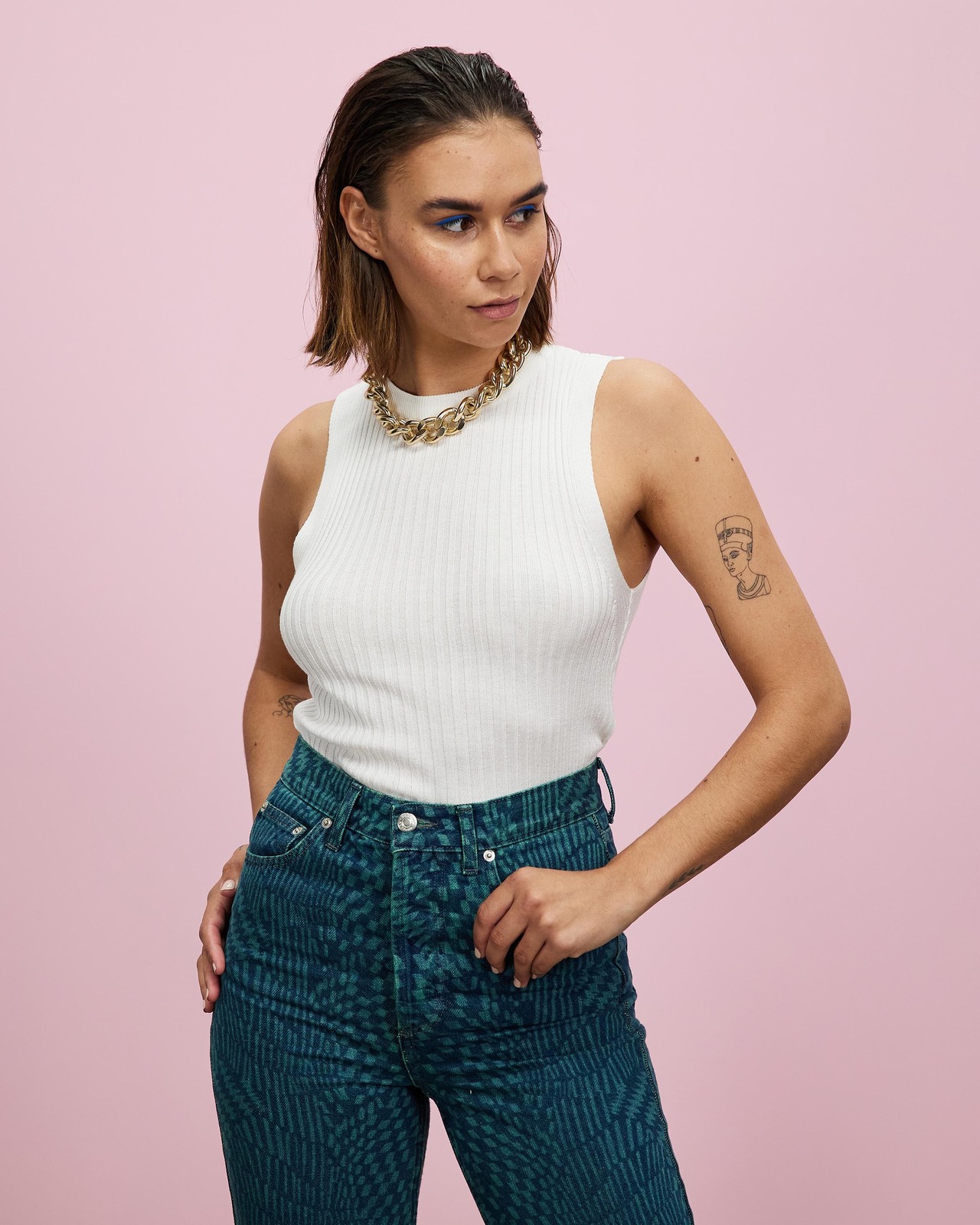 Knitted Fine Gauge Slim Tank
