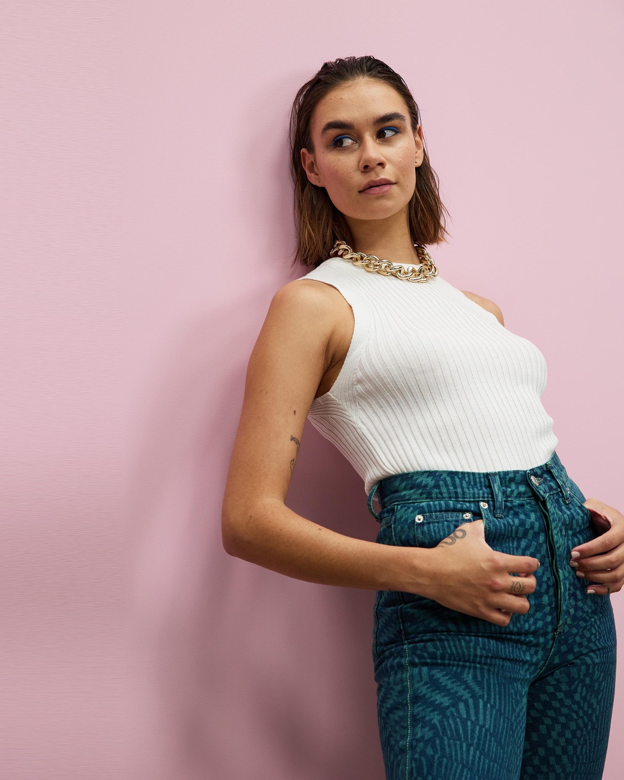 Knitted Fine Gauge Slim Tank