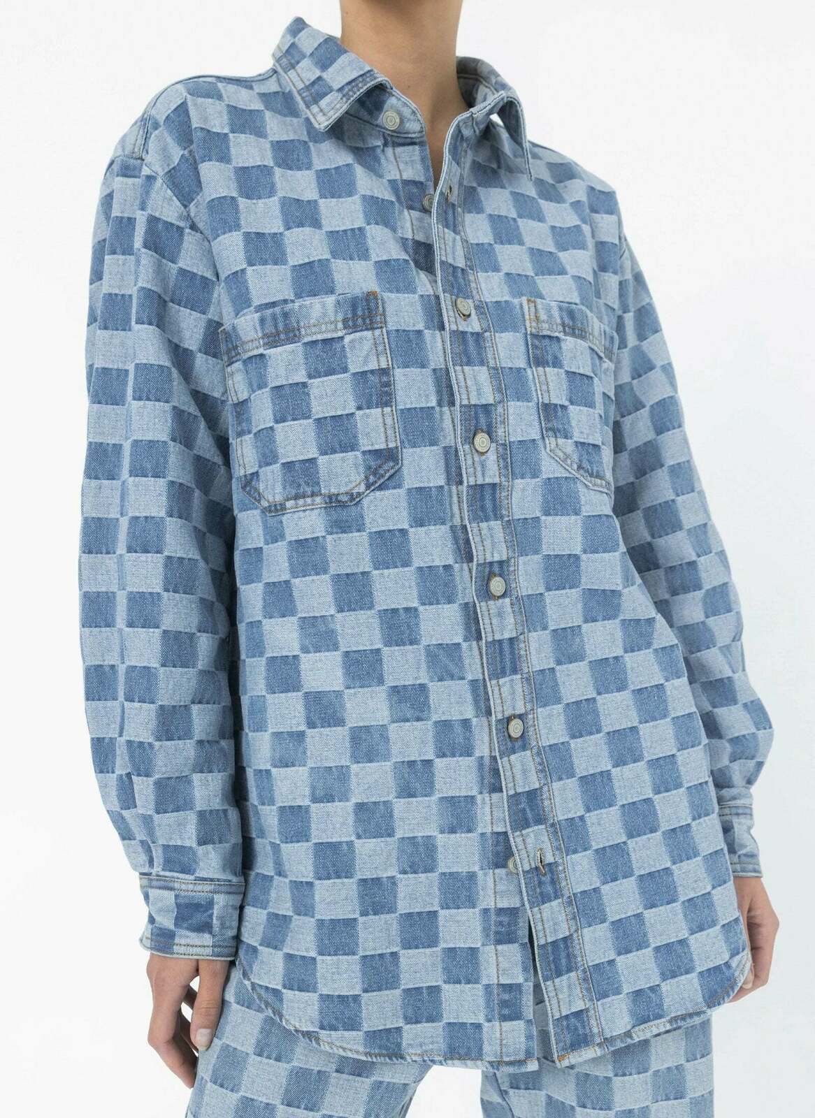 Mason Shirt Indigo Checker