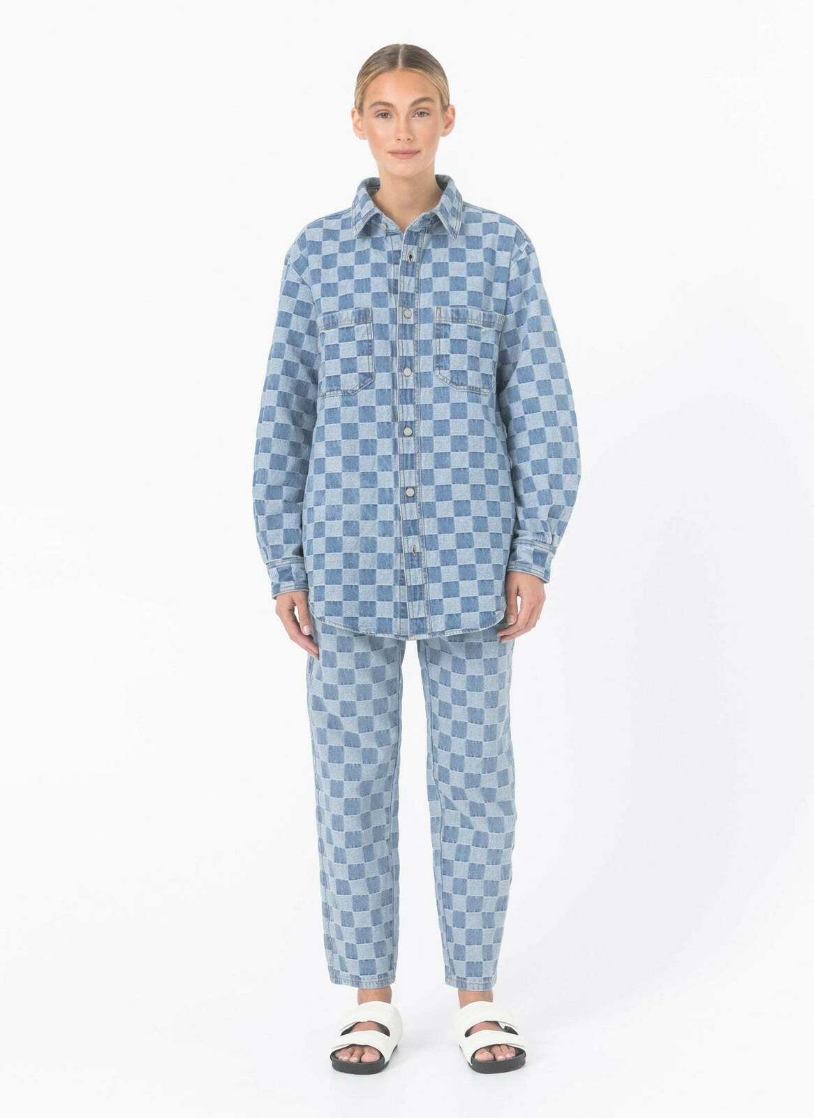 Mason Shirt Indigo Checker