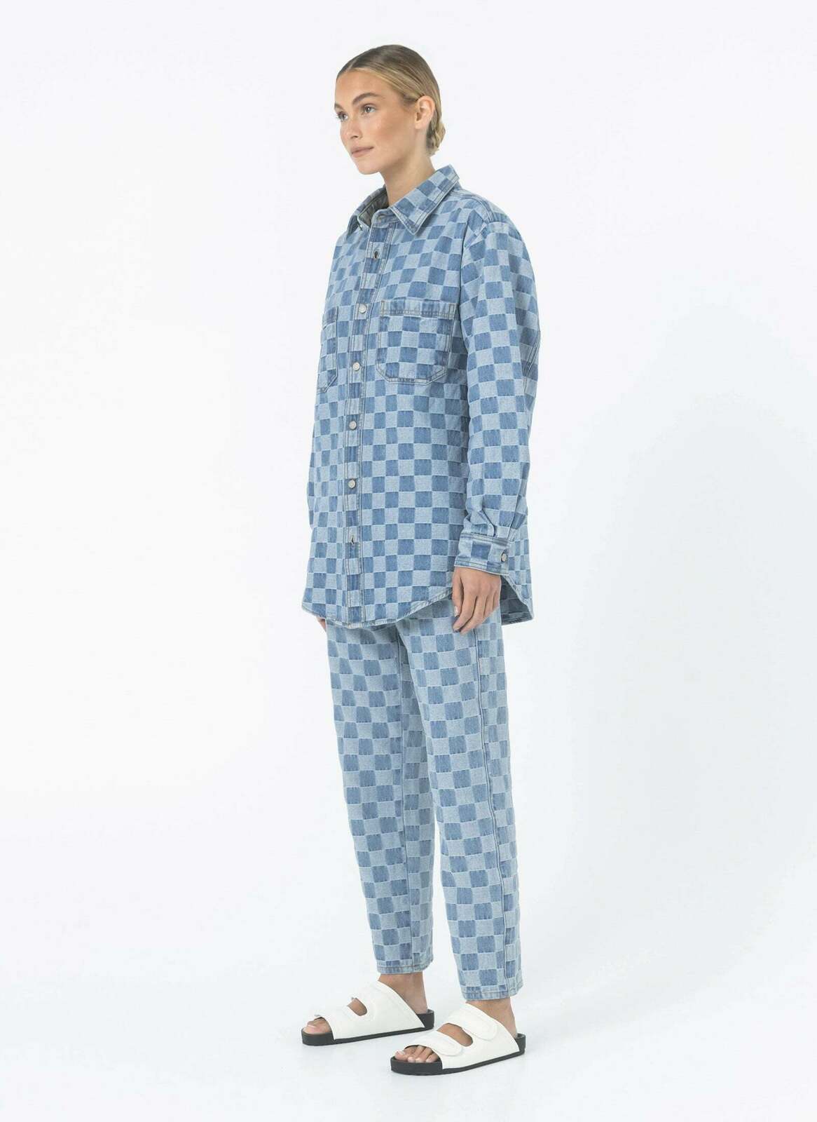 Mason Shirt Indigo Checker