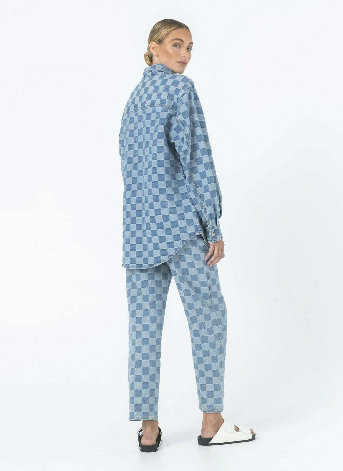 Mason Shirt Indigo Checker
