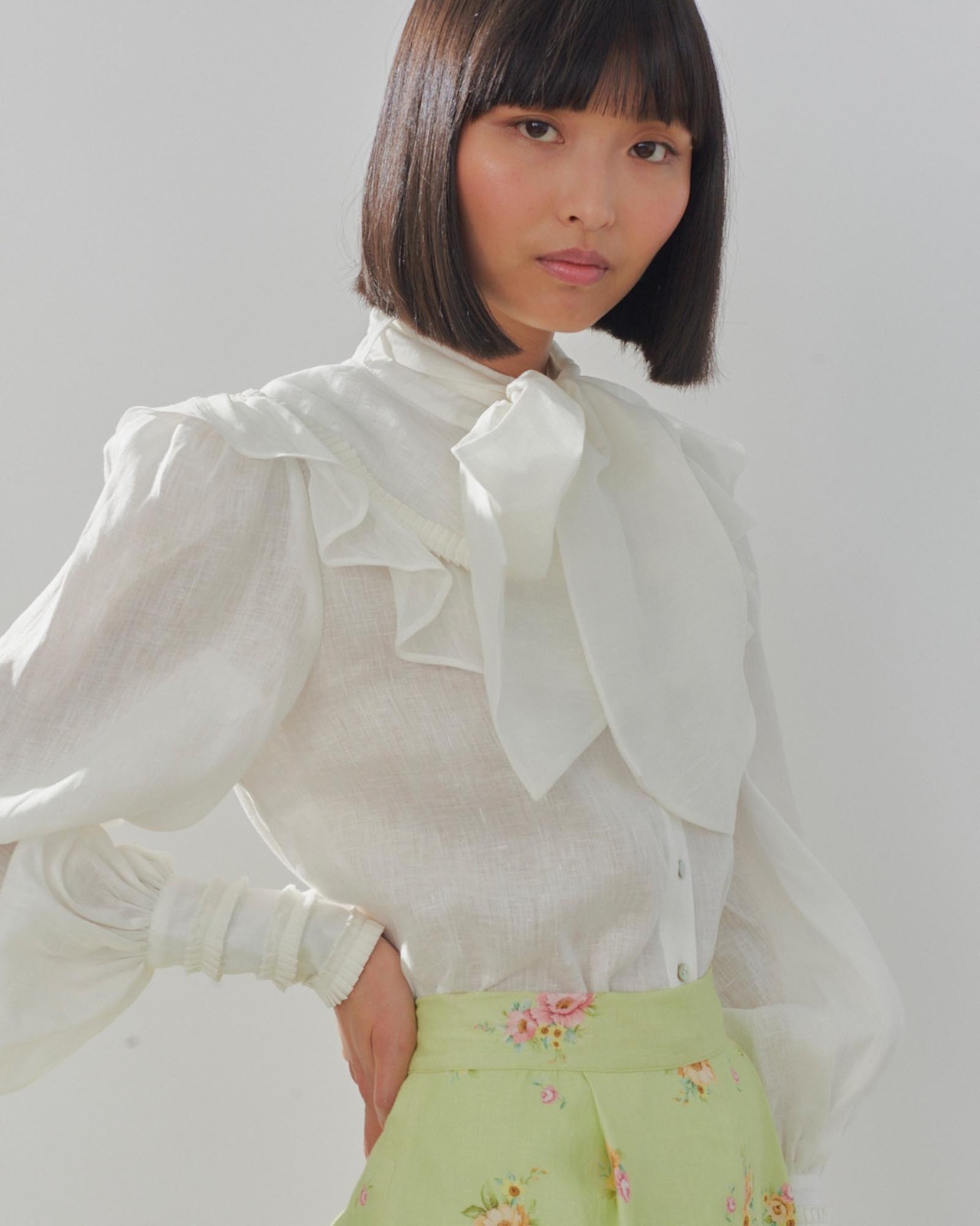 Lennie Ruffle Top