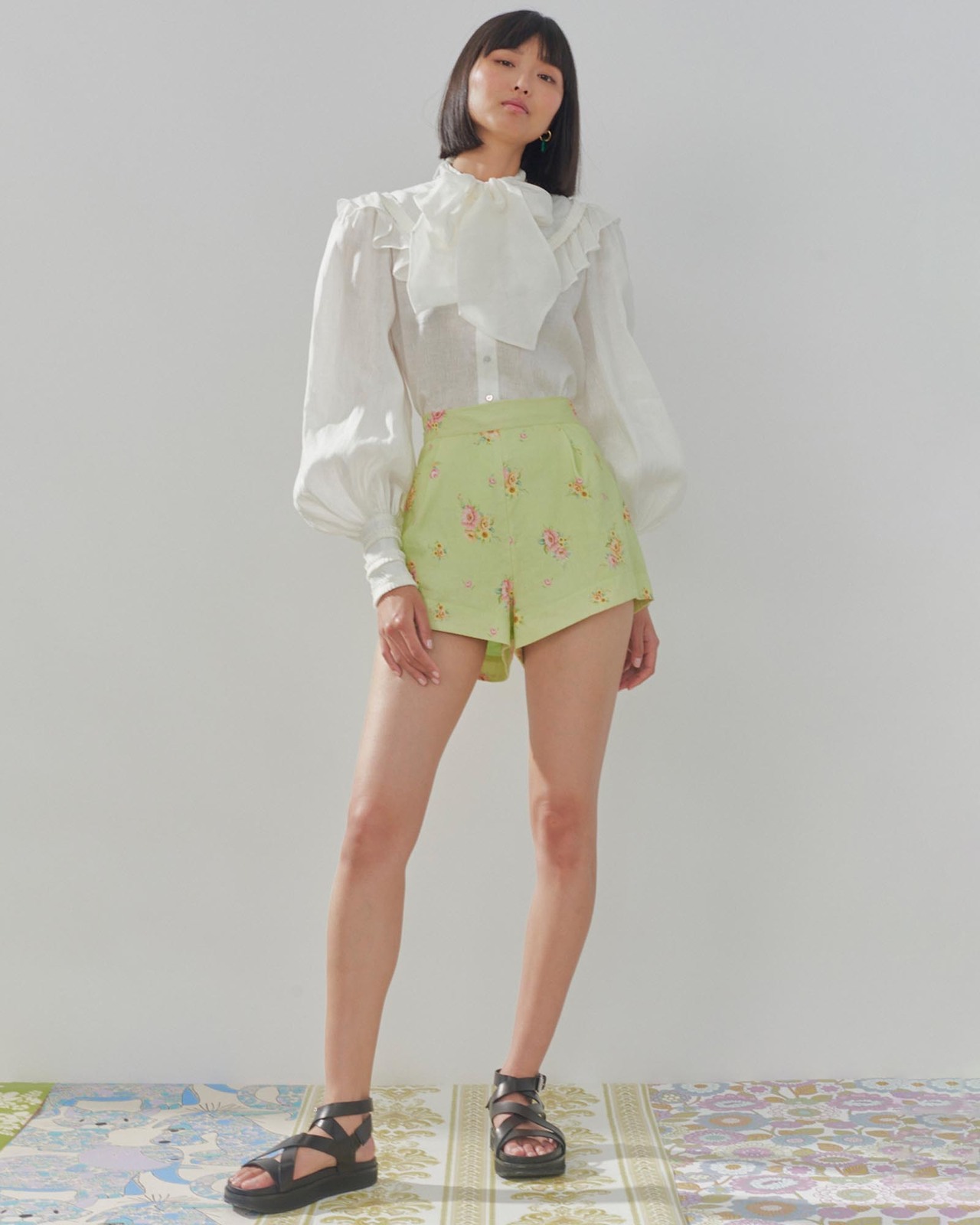 Lennie Ruffle Top