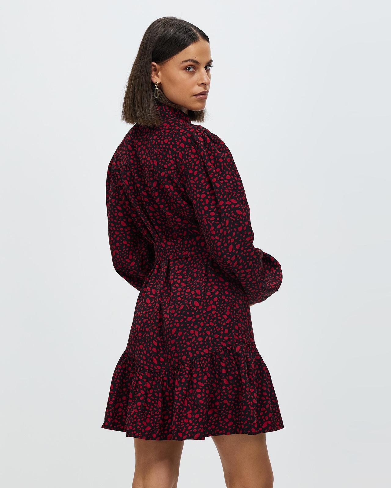 Alexix Button Front Mini Dress Size 12