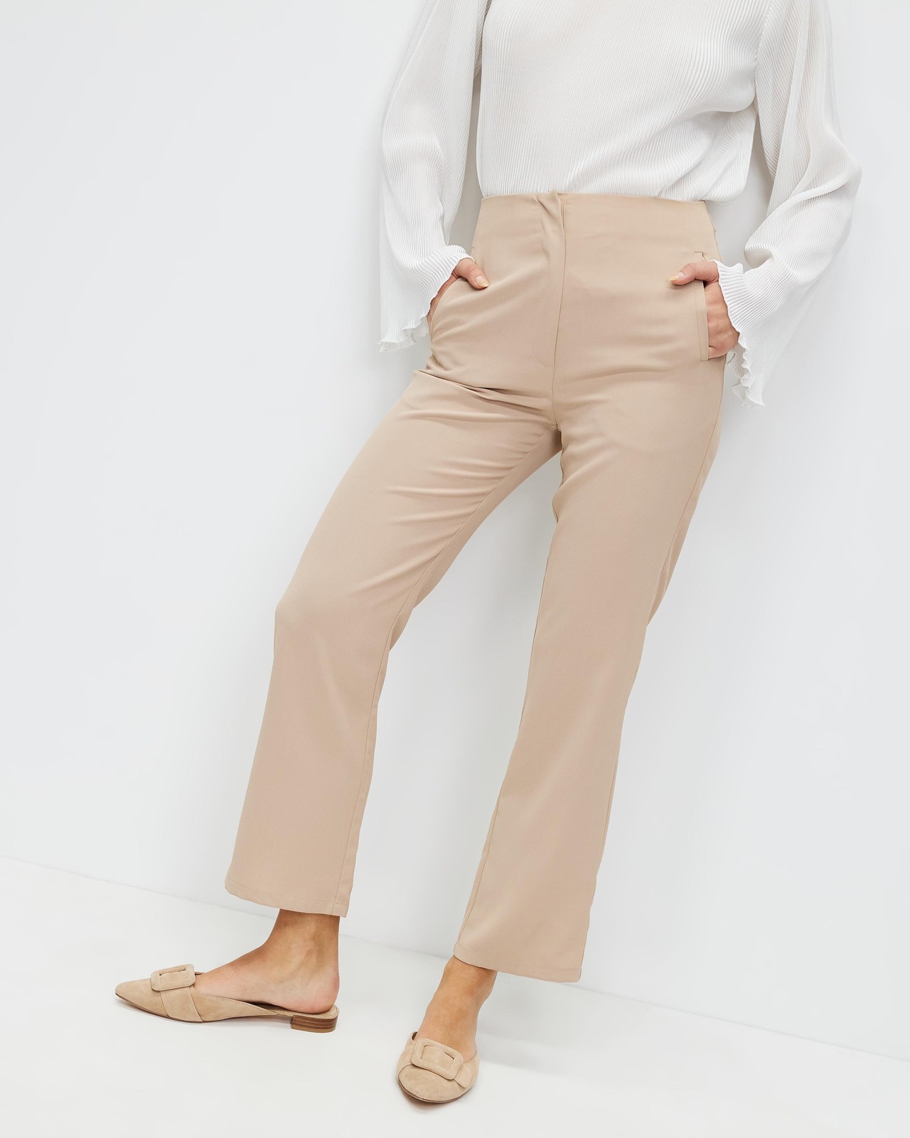Lolana High Waist Straight Leg Pants Size 10