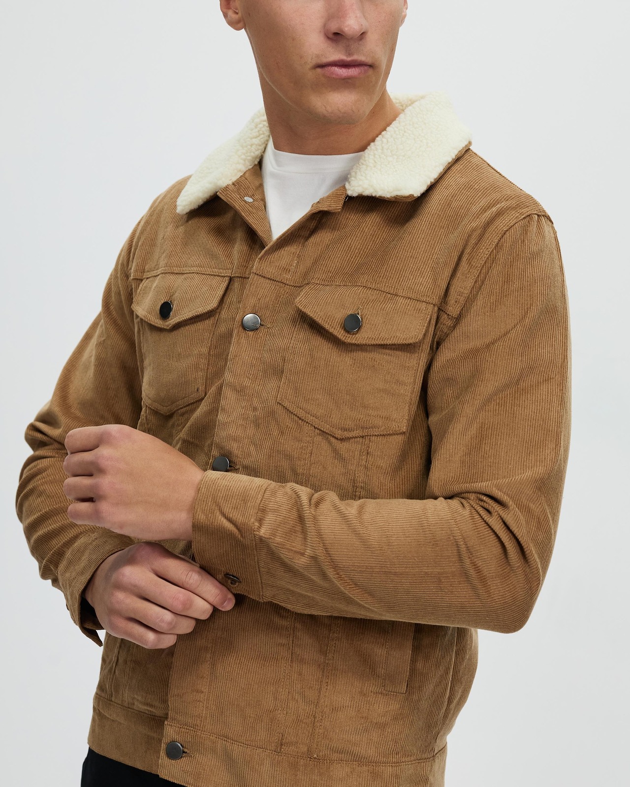 Staple Cord Sherpa Jacket Size 10 BNWT 