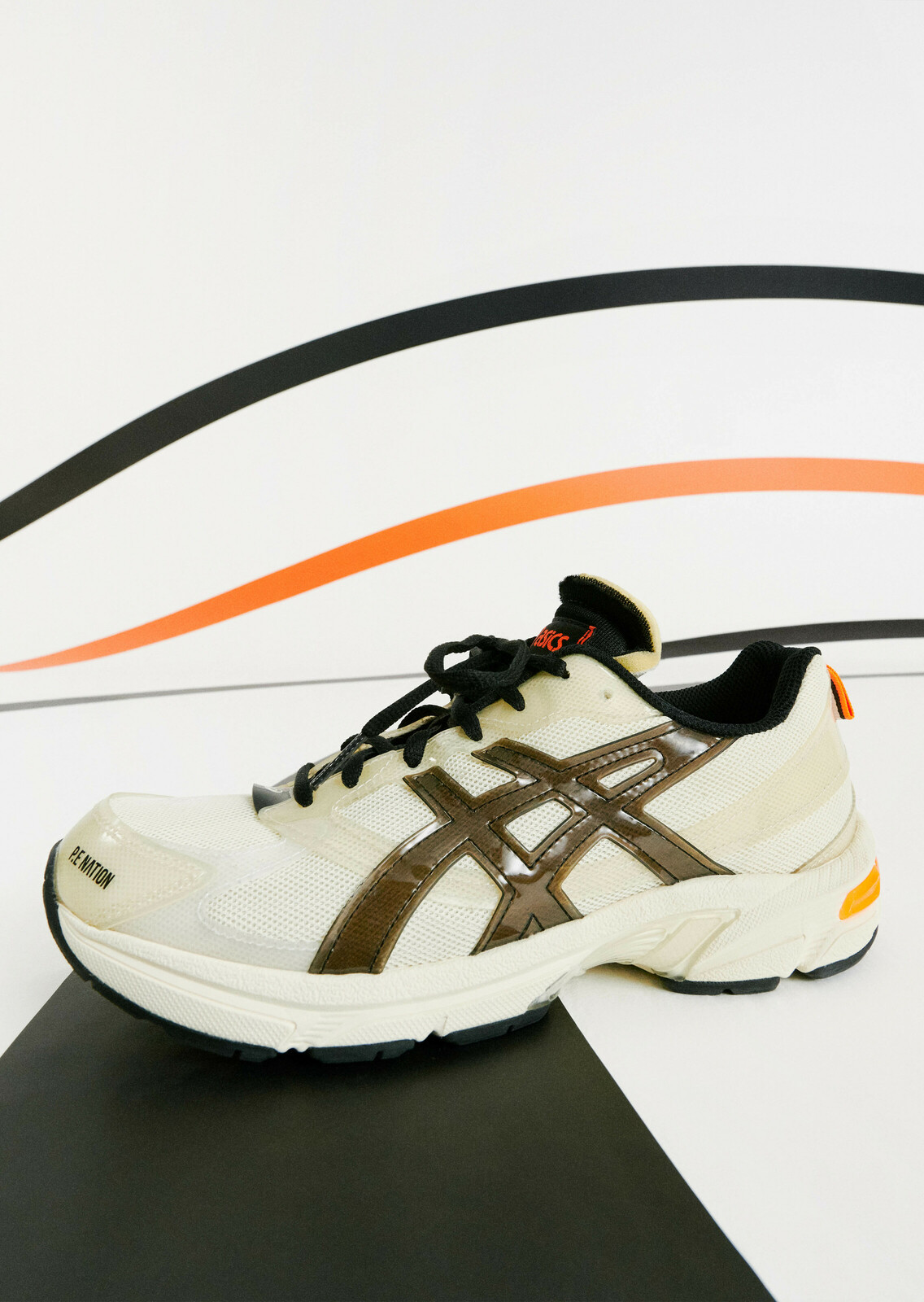 X ASICS GEL-1130 IN CREAM & BLACK