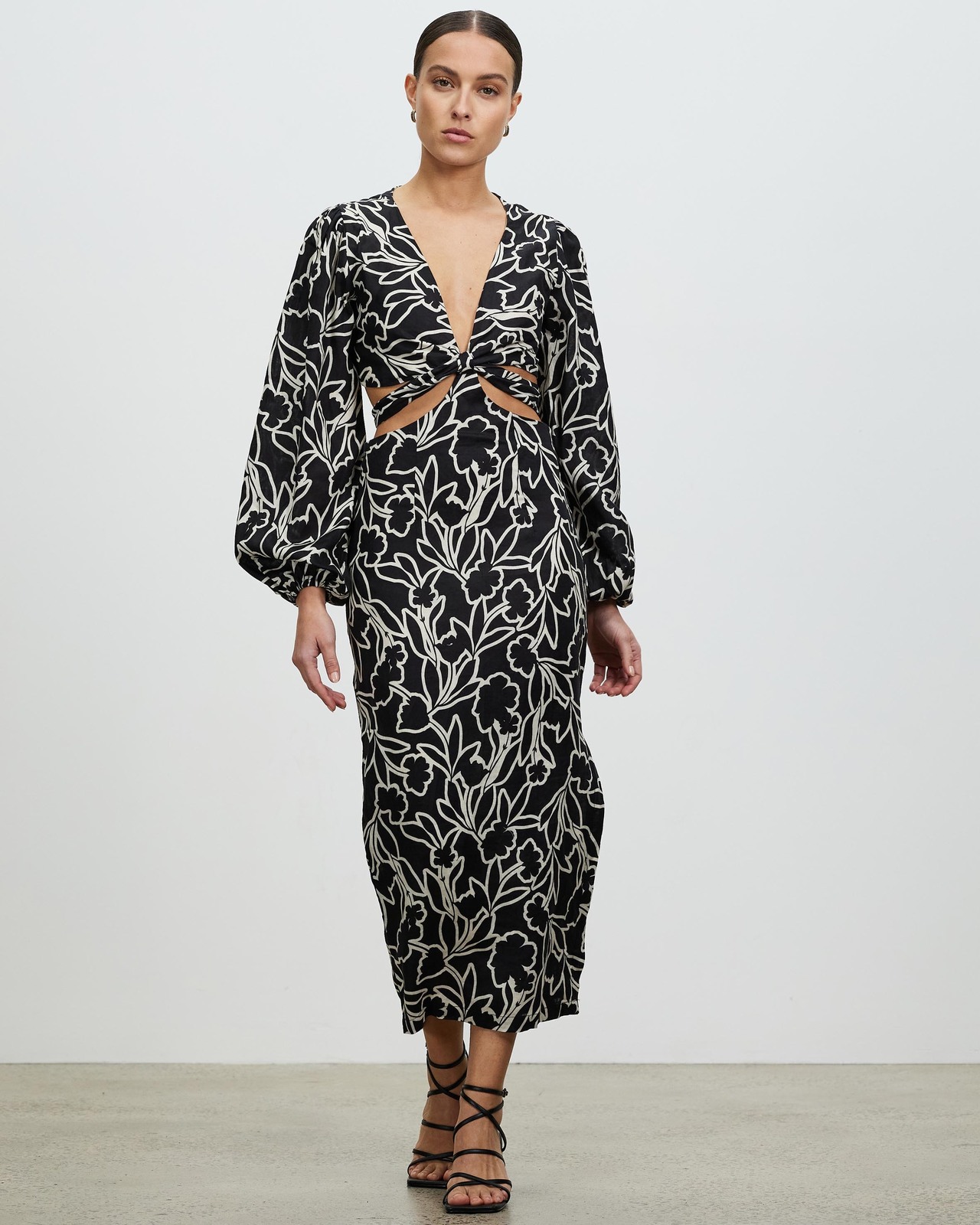 Bianca Linen Midi Dress